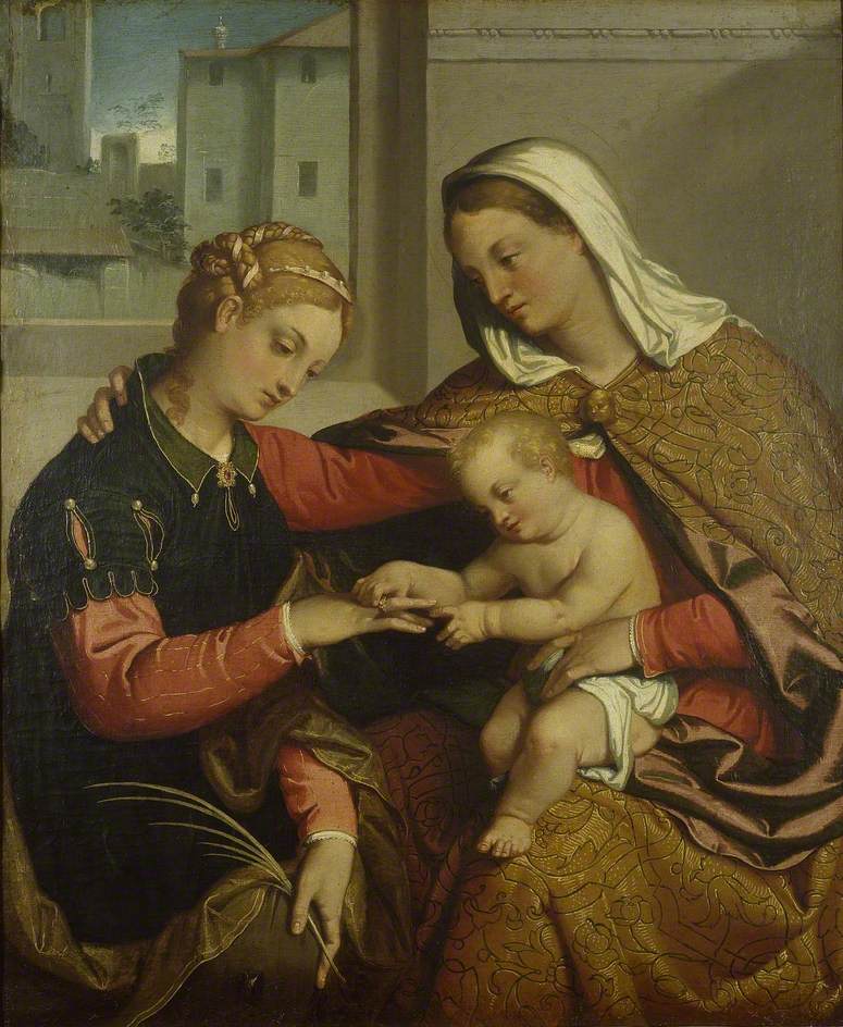 Le mariage mystique de sainte Catherine - Giovanni Battista Moroni