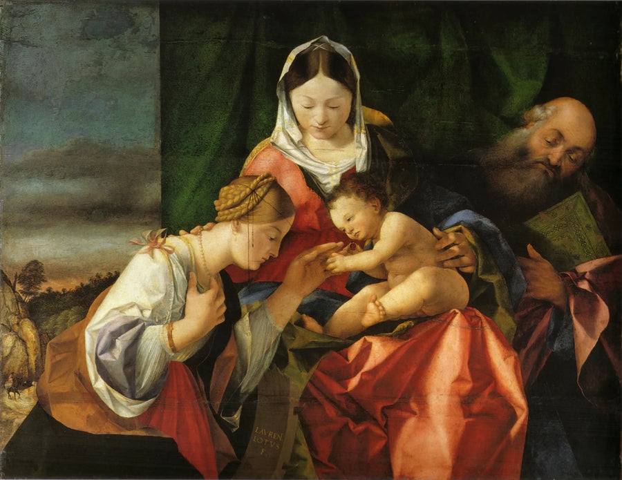 Le mariage mystique de sainte Catherine - Lorenzo Lotto
