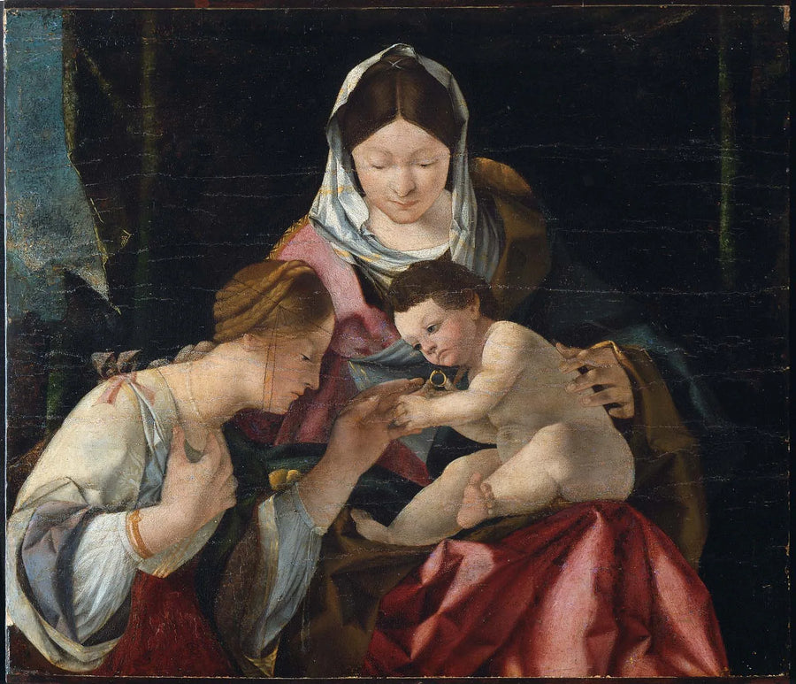 Le mariage mystique de sainte Catherine - Lorenzo Lotto
