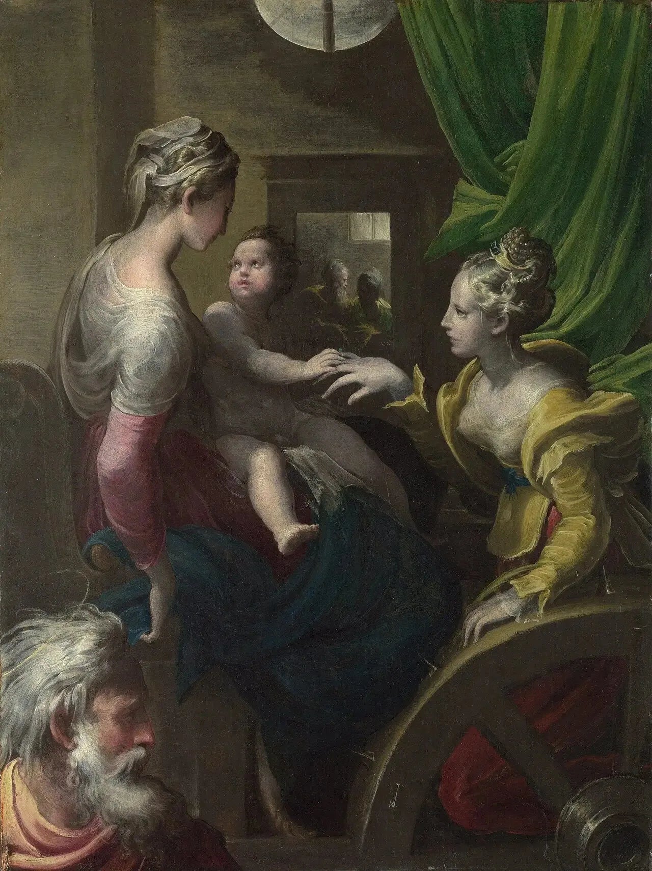 Le mariage mystique de sainte Catherine - Parmigianino image 1 reproduction d’œuvre d’art à l’huile