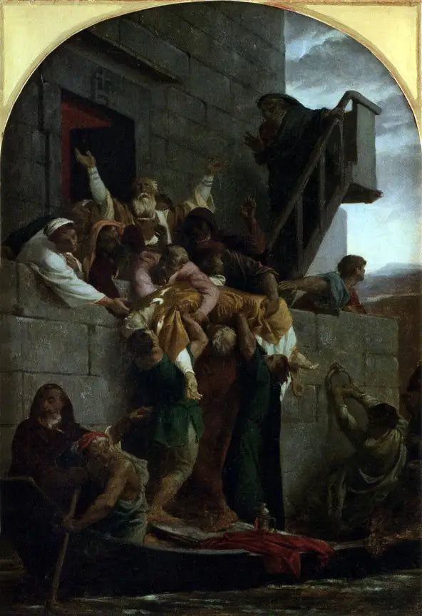 Le martyr Chrétien est descendu dans une barque - Alexandre Cabanel image 1 copie peinte à la main à l’huile