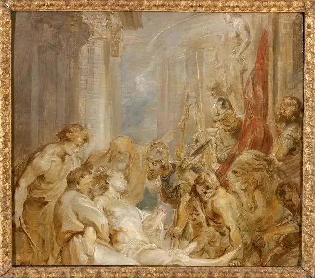 Le martyre de saint Adrien, vers 1615-1621 - Peter Paul Rubens image 1 reproduction réalisée par Alpha Reproduction
