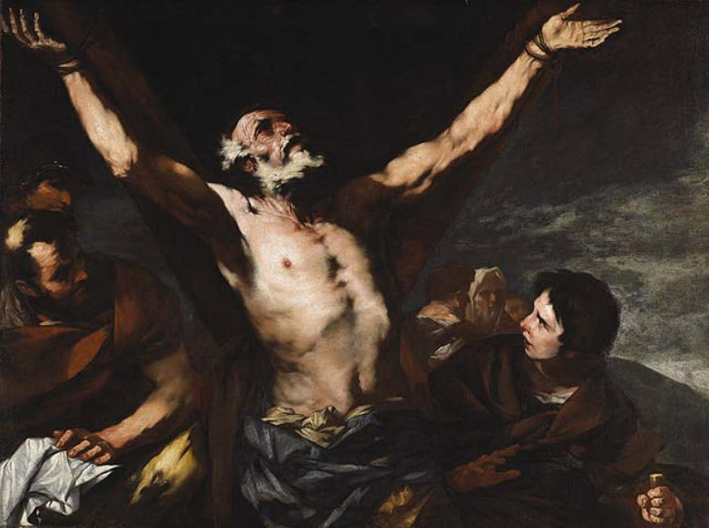 Le martyre de saint André - Luca Giordano