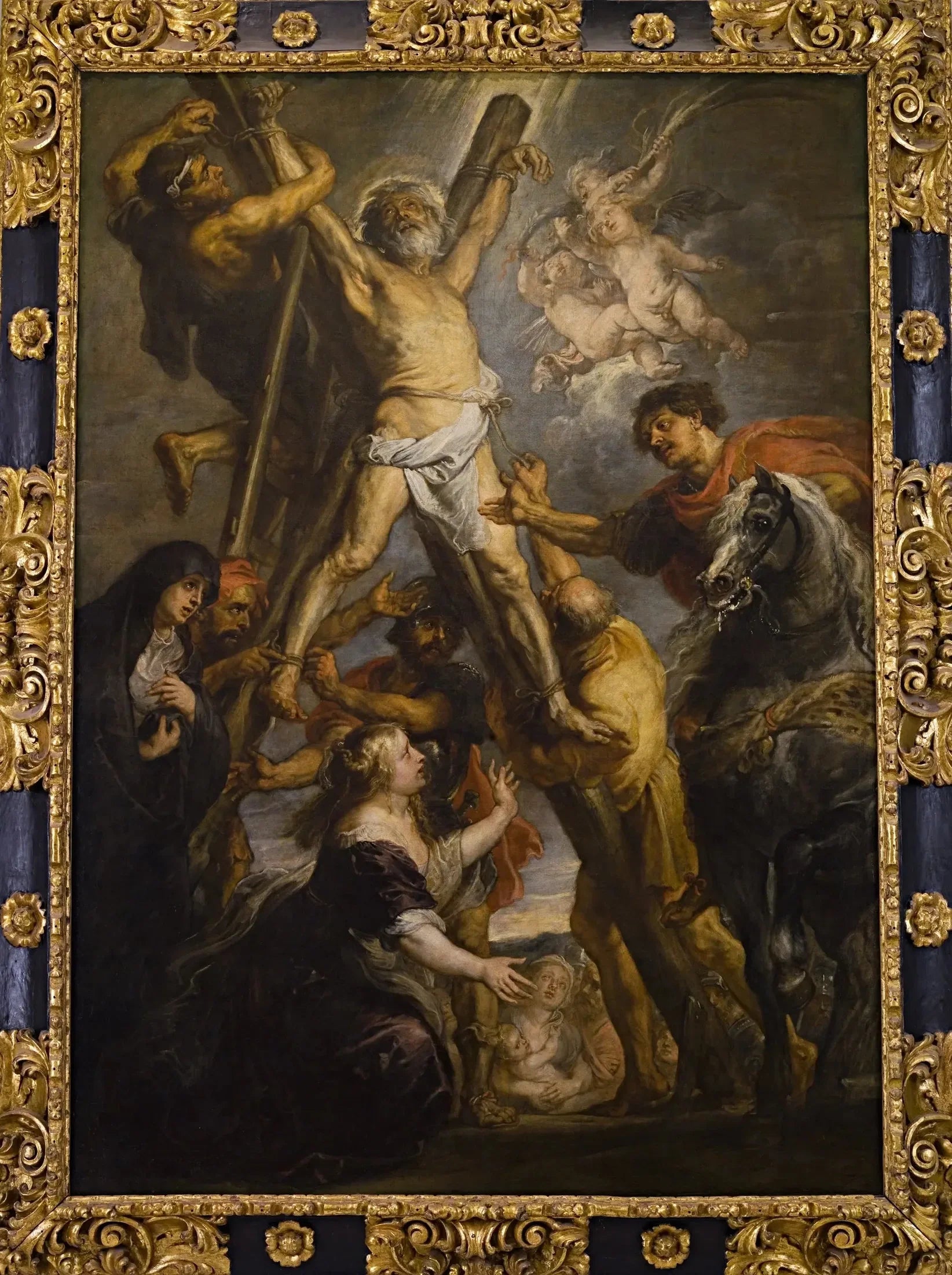 Le martyre de saint André - Peter Paul Rubens image 1 reproduction artisanale de tableau