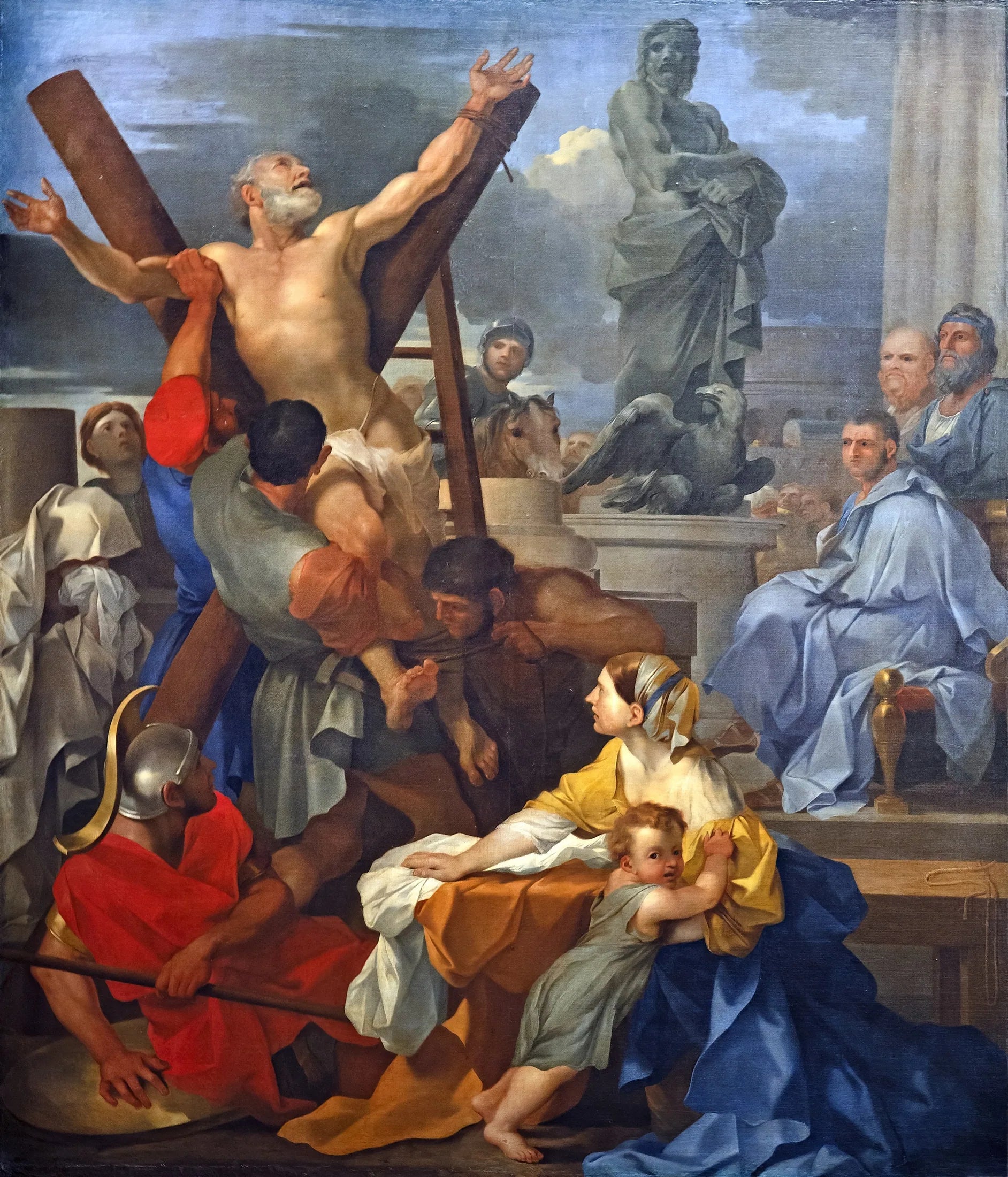 Le Martyre de Saint André - Sébastien Bourdon image 1 reproduction de peinture à l’huile