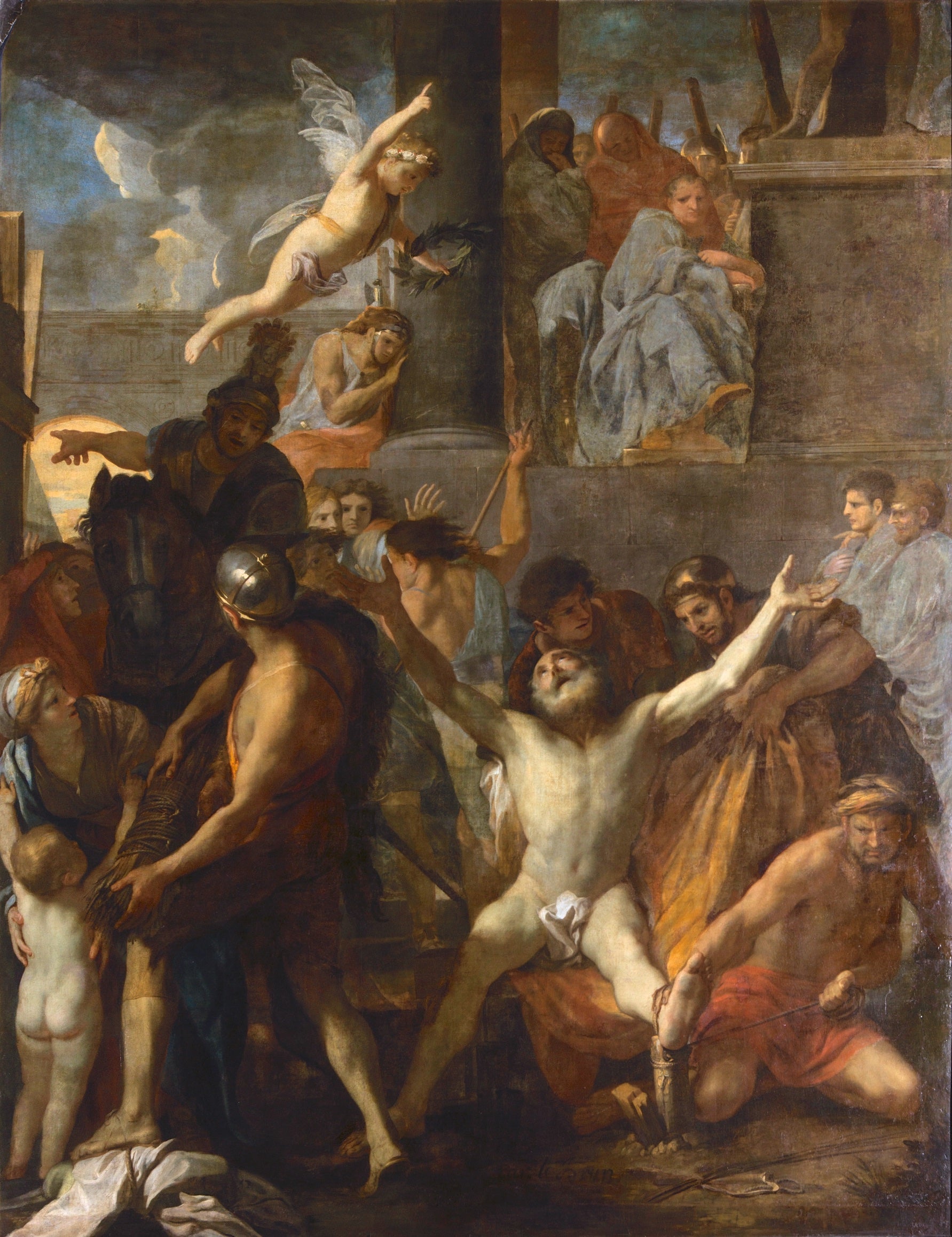 Le Martyre de saint André sur la croix - Charles Le Brun image 1 reproduction réalisée par Alpha Reproduction