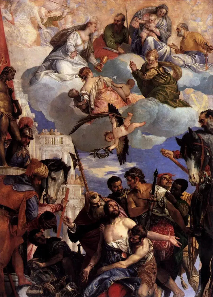Le martyre de saint Georges - Paul Véronèse image 1 reproduction de peinture à l’huile
