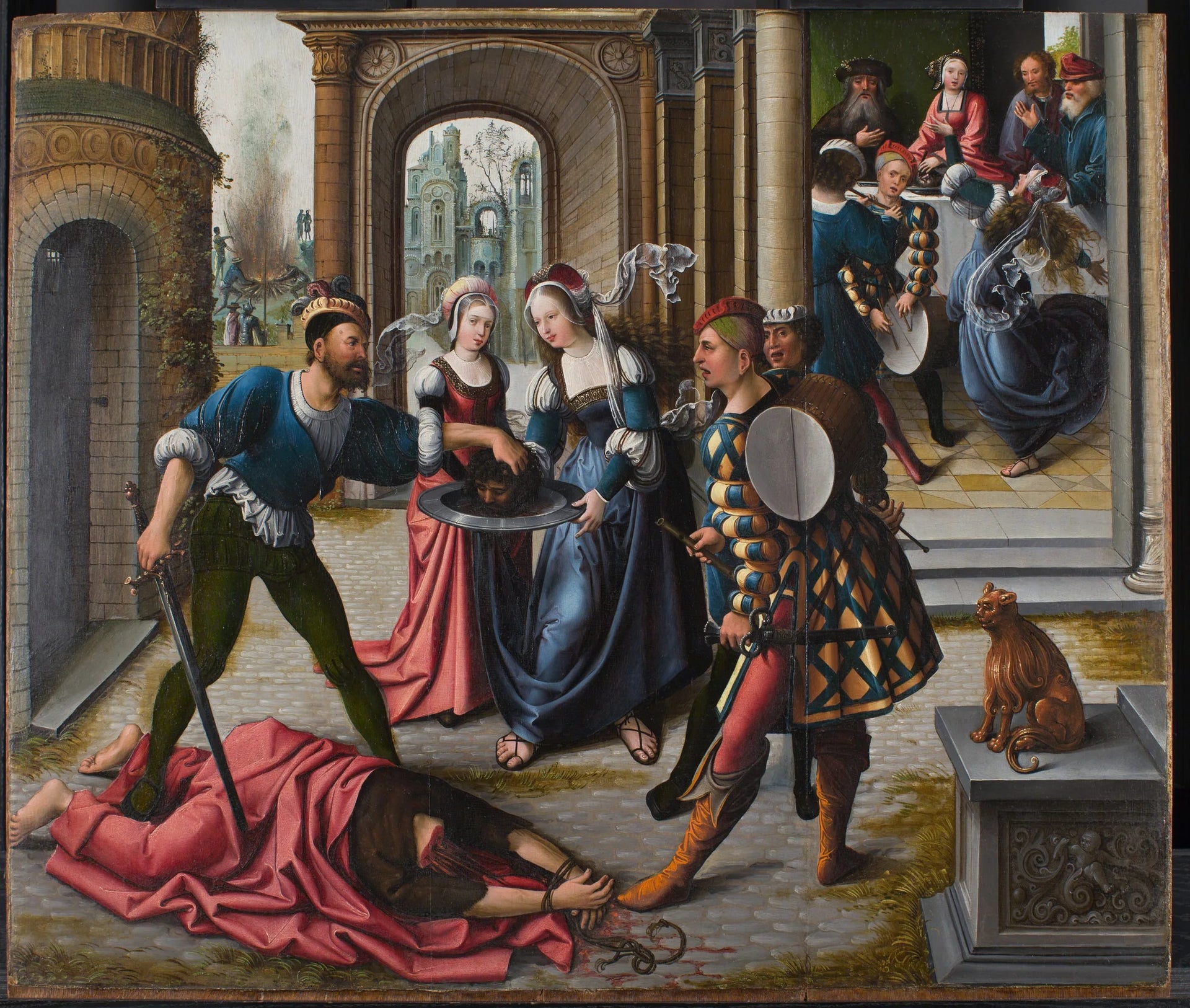 Le martyre de saint Jean-Baptiste - Bernard van Orley image 1 copie peinte à la main à l’huile