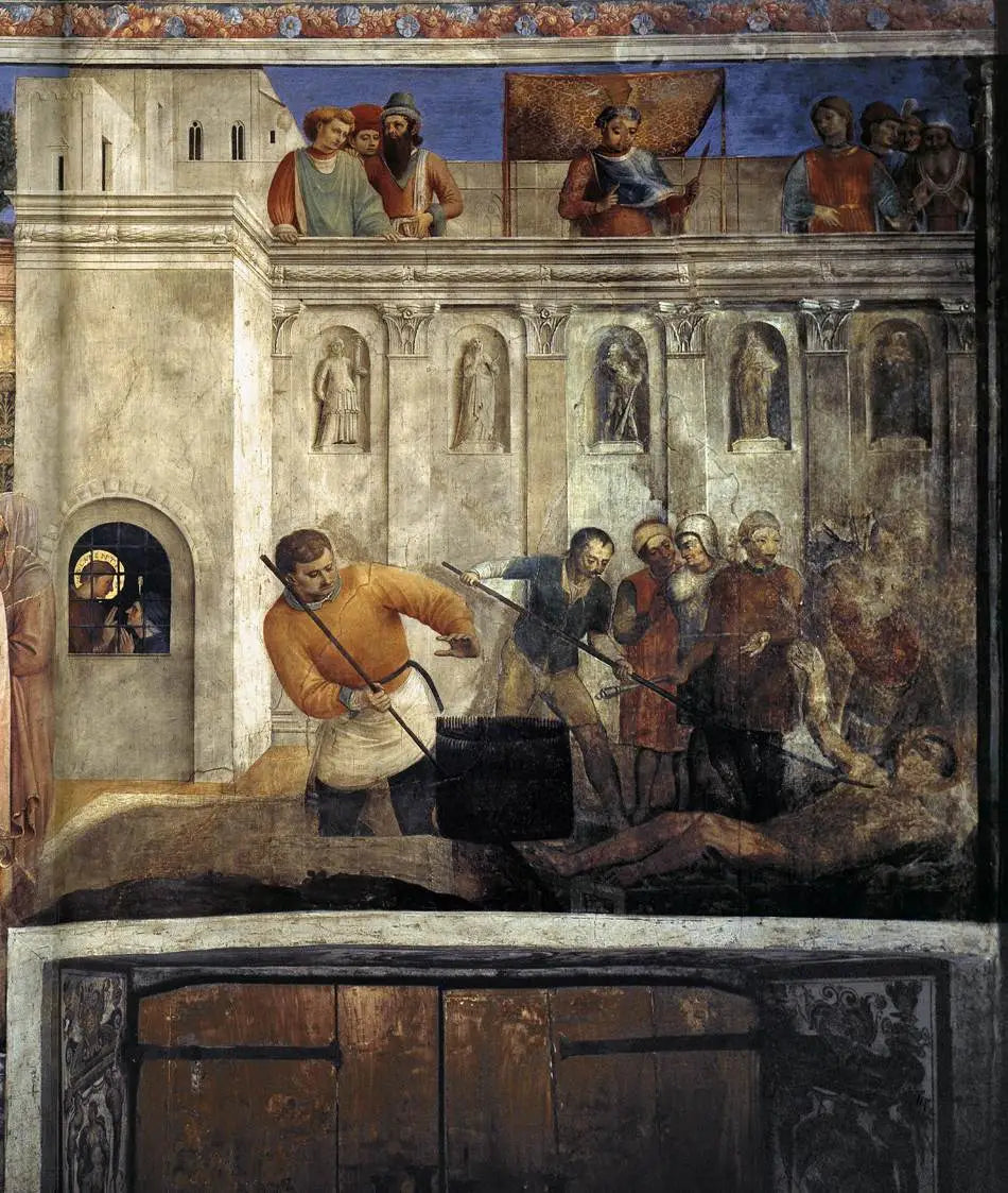 Le Martyre de saint Laurent - Fra Angelico image 1 reproduction artisanale de tableau