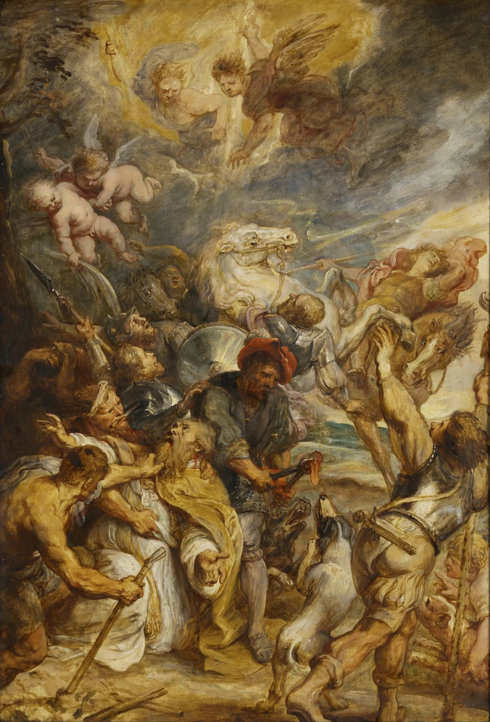Le martyre de saint Livin - Peter Paul Rubens image 1 reproduction de peinture à l’huile