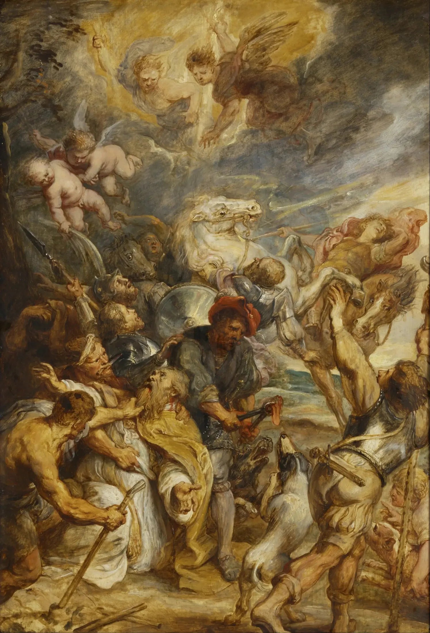 Le martyre de saint Livin - Peter Paul Rubens image 1 reproduction de peinture à l’huile