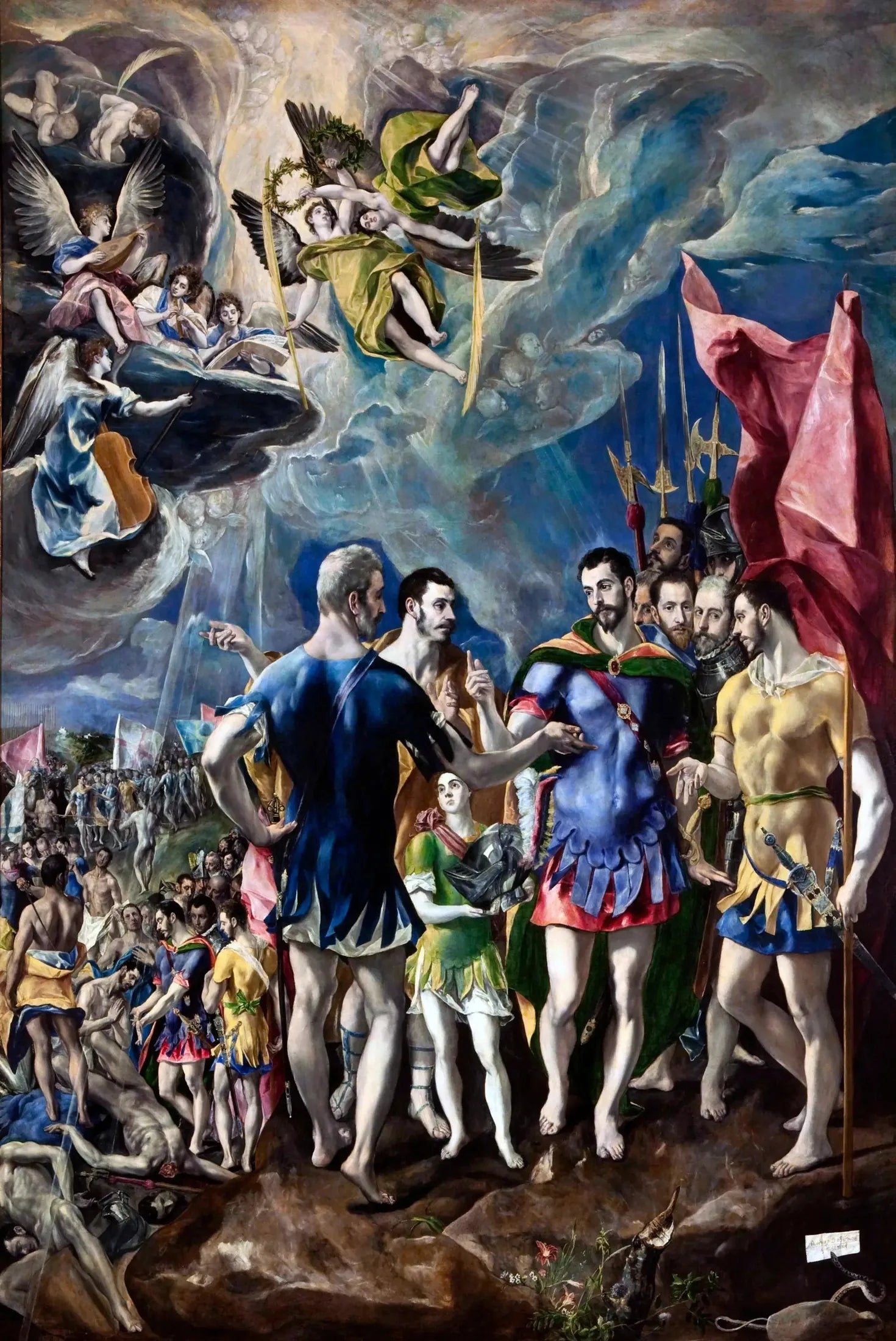 Le Martyre de Saint Maurice - El Greco image 1 reproduction réalisée par Alpha Reproduction