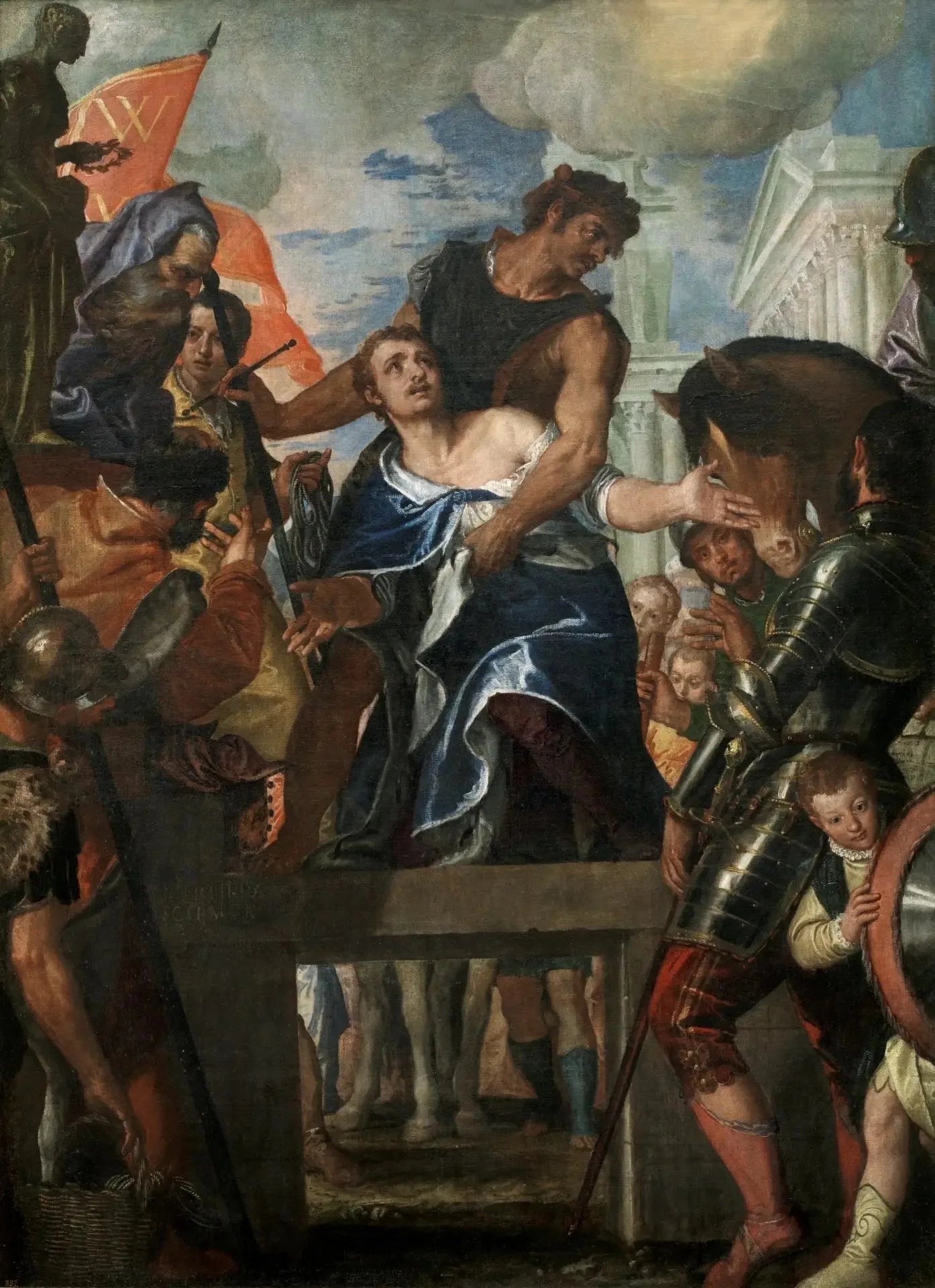Le martyre de saint Mennas - Paul Véronèse image 1 reproduction de peinture à l’huile