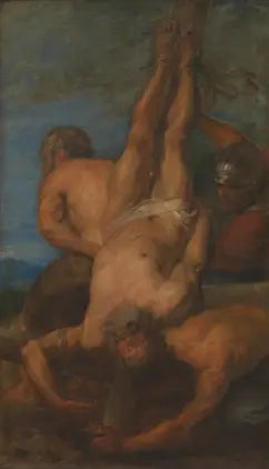 Le martyre de saint Pierre - Antoine van Dyck image 1 reproduction artisanale de tableau