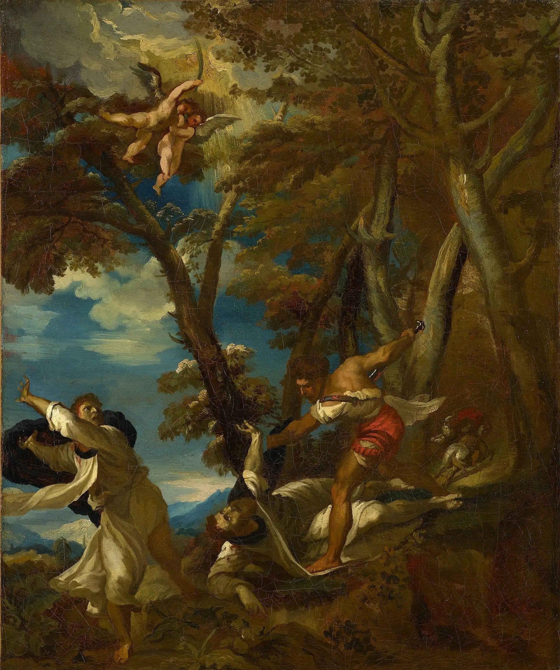 Le martyre de Saint Pierre de Vérone - Théodore Géricault image 1 tableau peint à l’huile sur toile