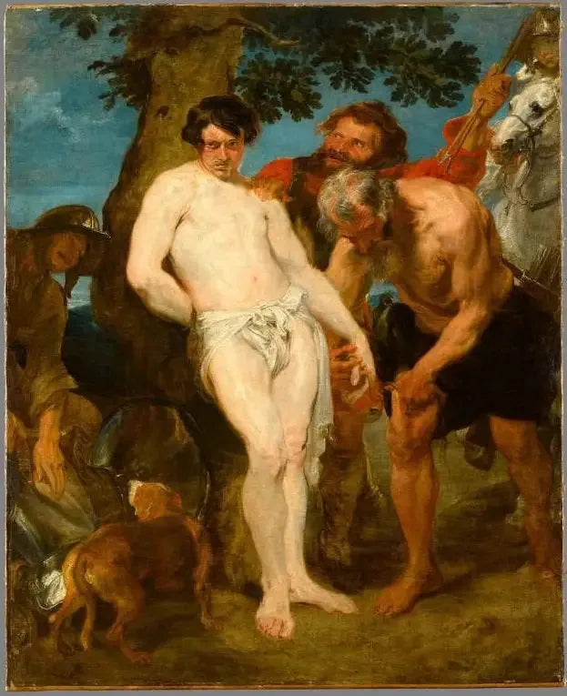 Le Martyre de saint Sébastien - Antoine van Dyck image 1 tableau peint à l’huile sur toile