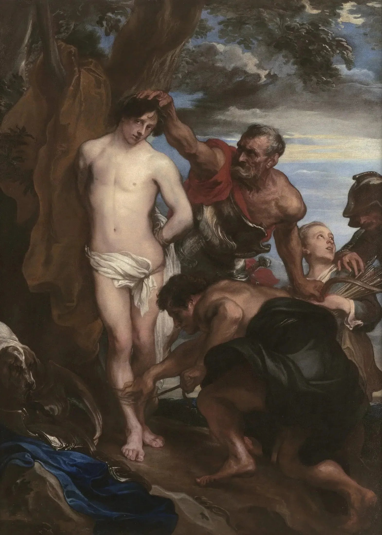 Le martyre de saint Sébastien - Antoine van Dyck image 1 copie peinte à la main à l’huile