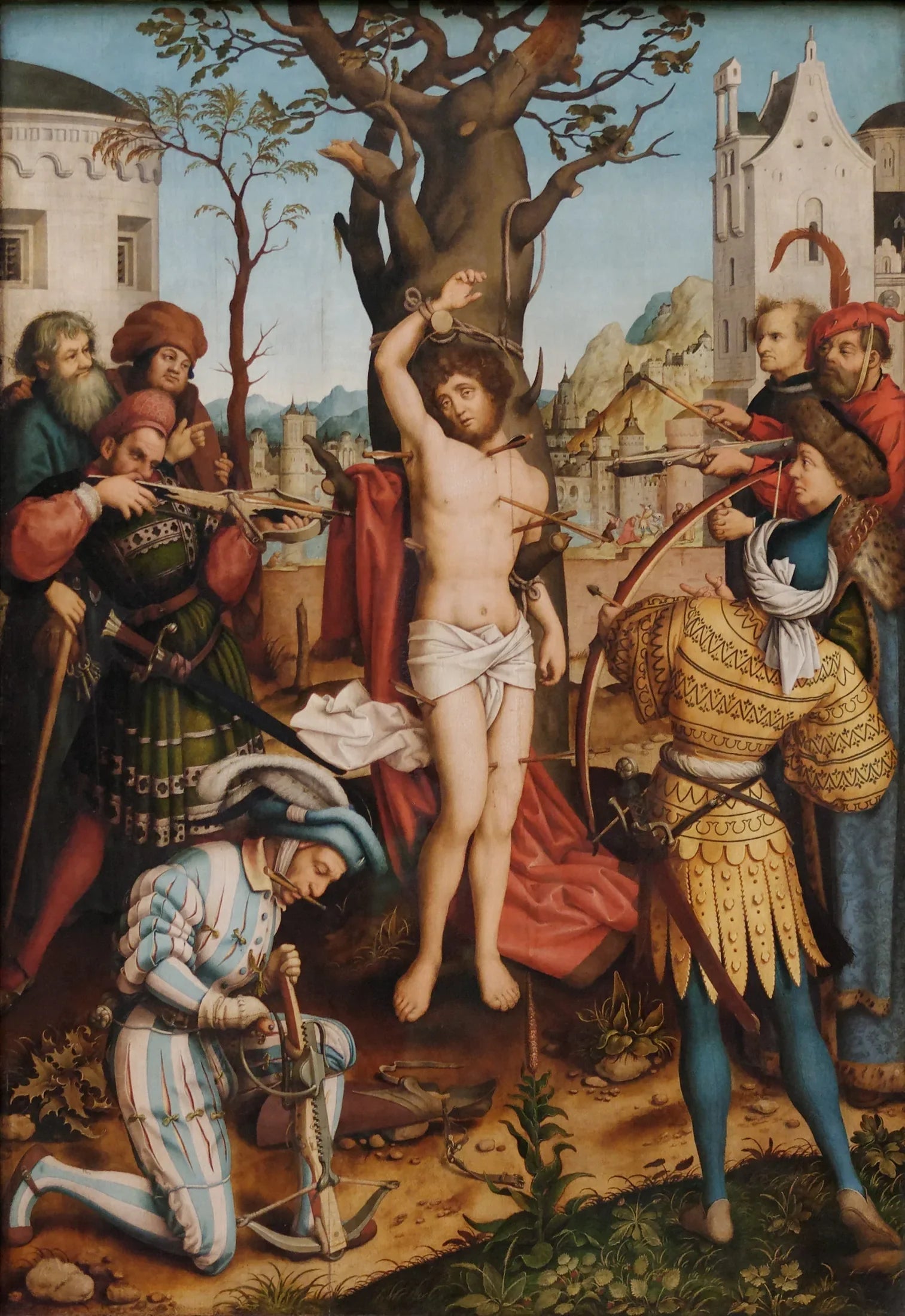 Le martyre de Saint Sébastien - Hans Holbein the Elder image 1 reproduction d’œuvre d’art à l’huile