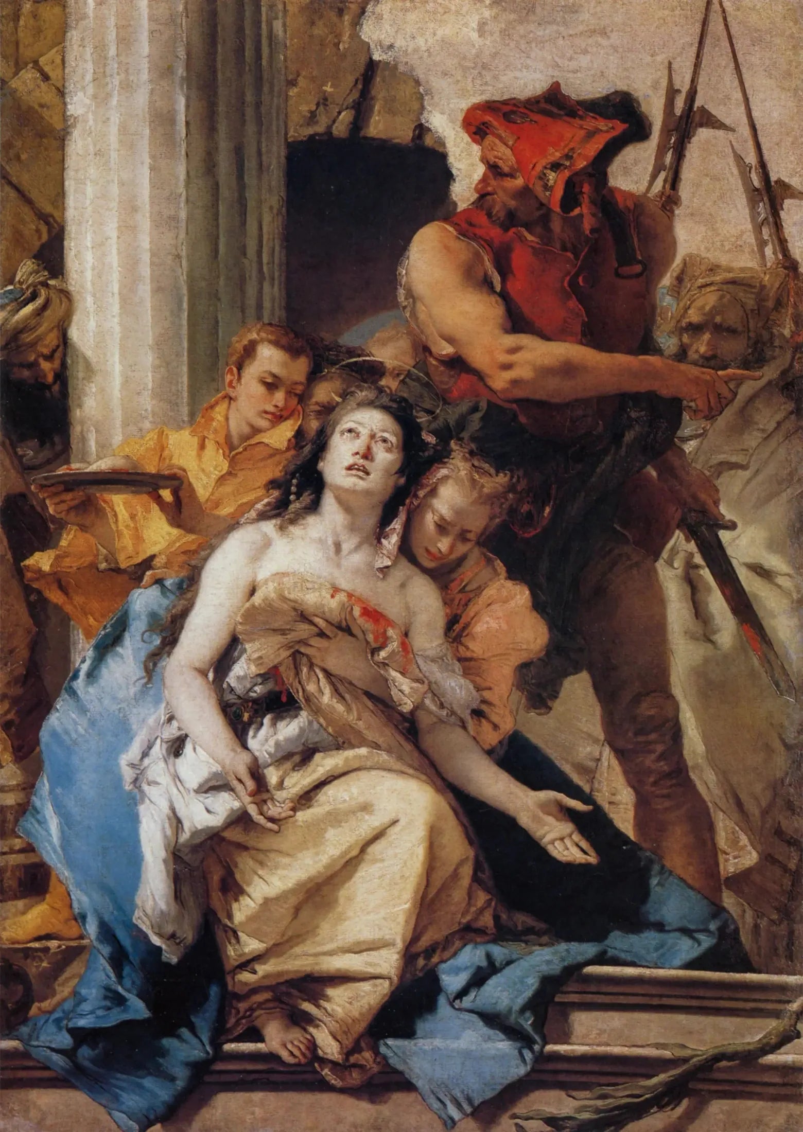 Le Martyre de sainte Agathe - Giovanni Battista Tiepolo image 1 copie de tableau peinte à la main