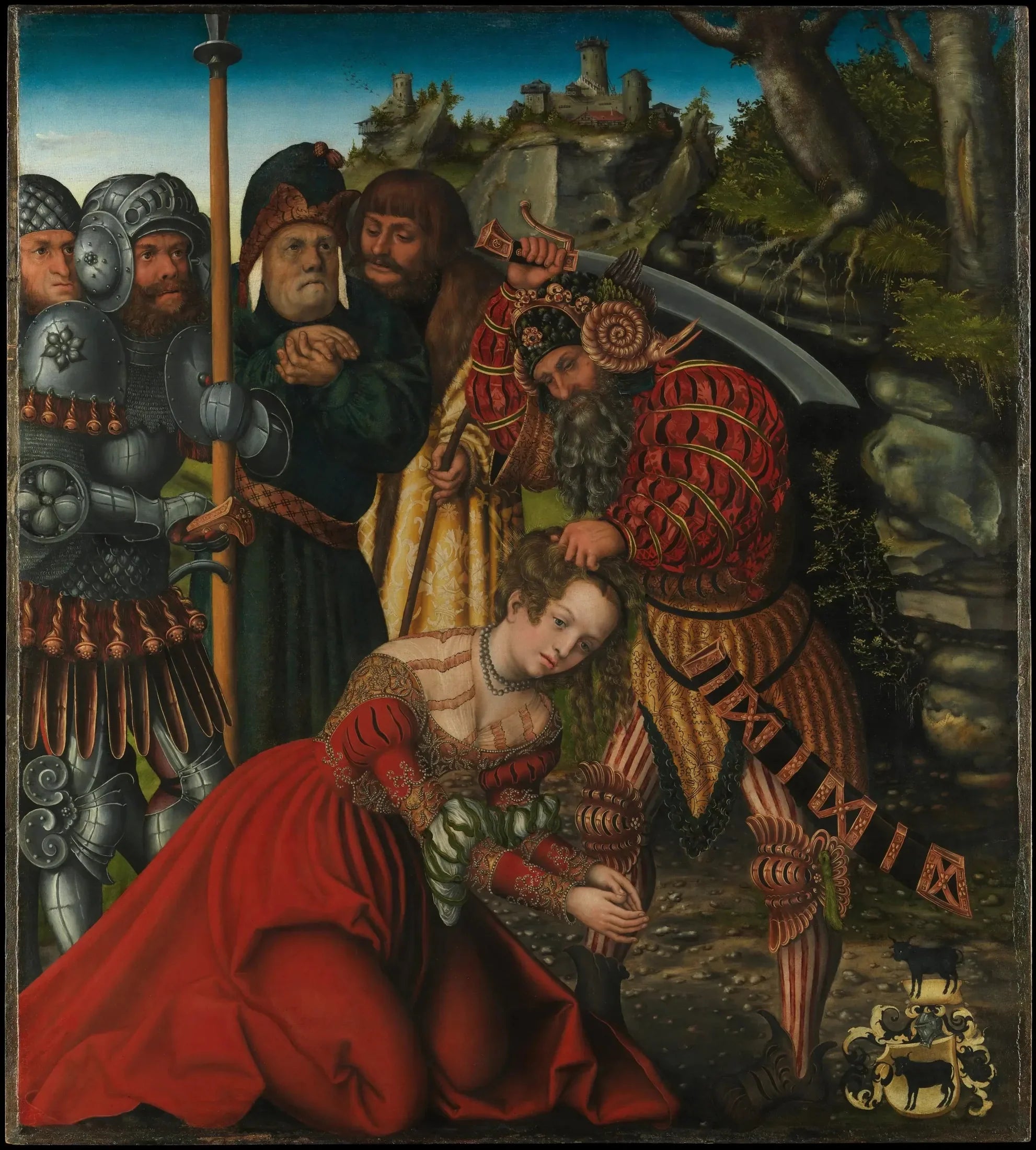 Le Martyre de sainte Barbara - Lucas Cranach the Elder image 1 reproduction artisanale de tableau