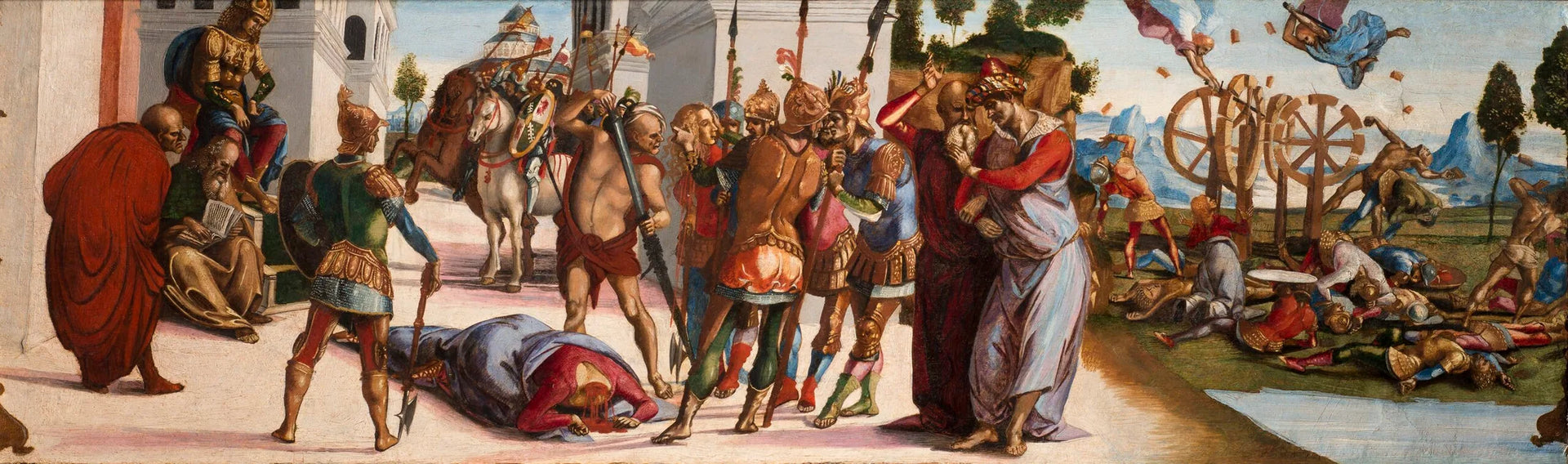 Le martyre de sainte Catherine d'Alexandrie - Luca Signorelli image 1 reproduction réalisée par Alpha Reproduction