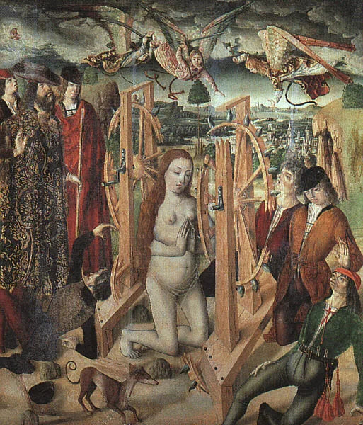 Le martyre de sainte Catherine - Fernando Gallego