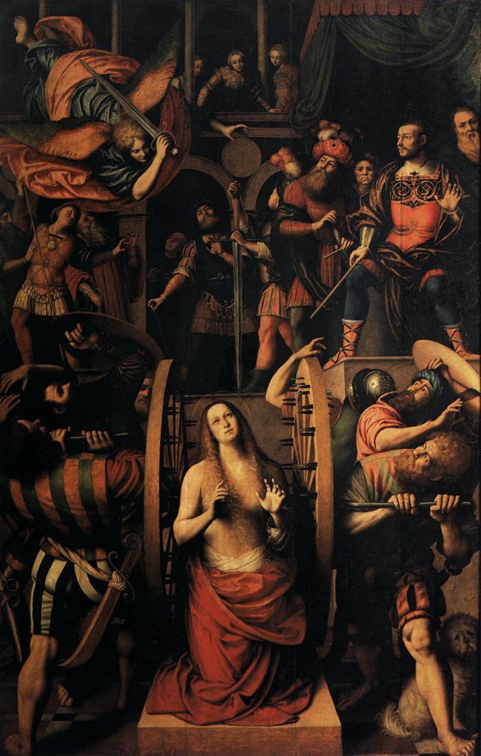 Le martyre de sainte Catherine - Gaudenzio Ferrari image 1 reproduction artisanale de tableau