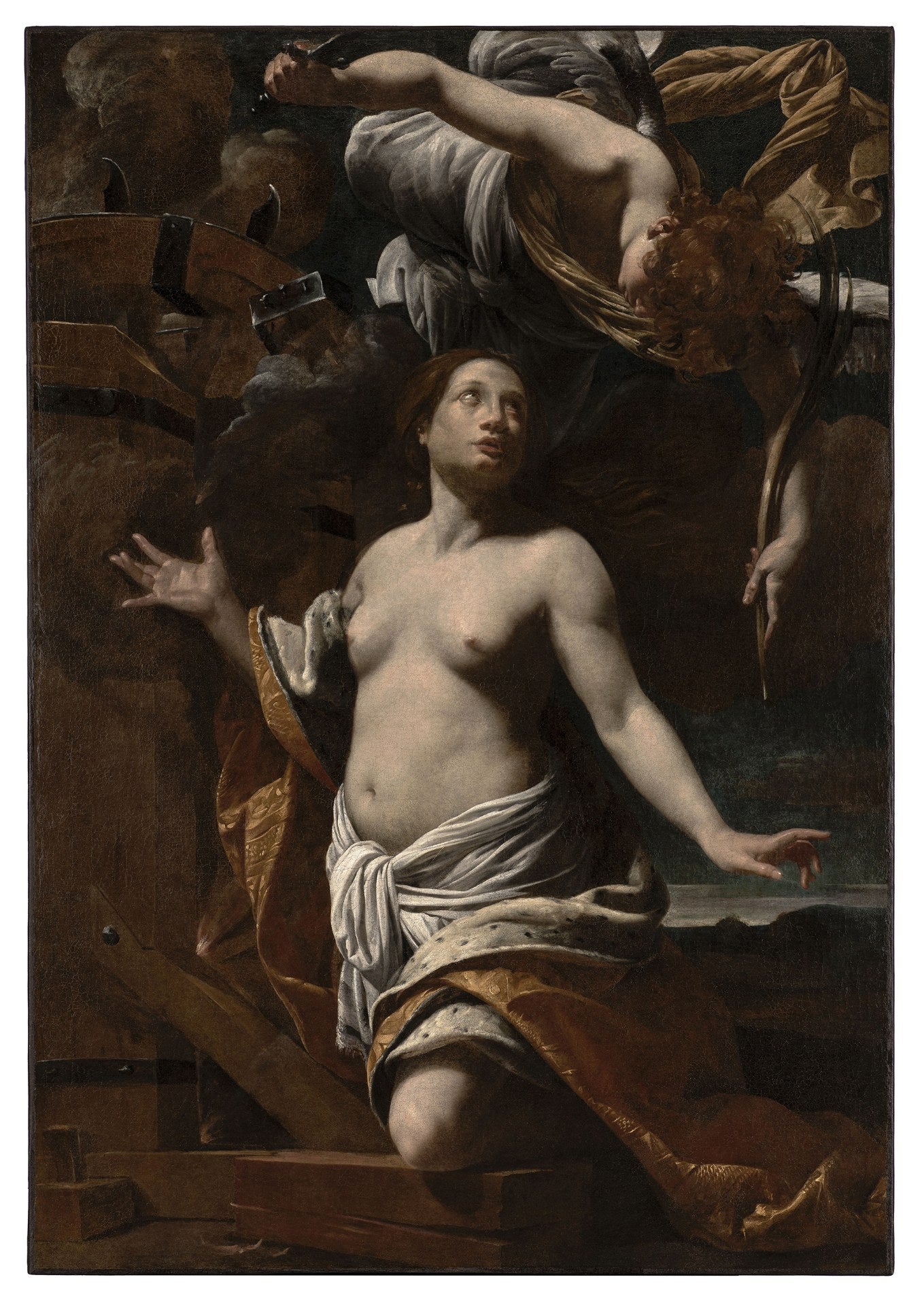 Le martyre de Sainte Catherine - Simon Vouet image 1 copie de tableau peinte à la main