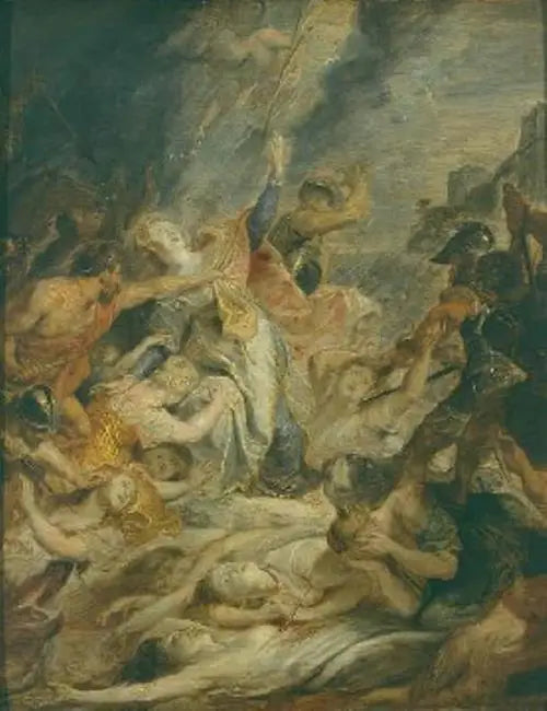 Le martyre de sainte Ursule - Peter Paul Rubens image 1 tableau peint à l’huile sur toile