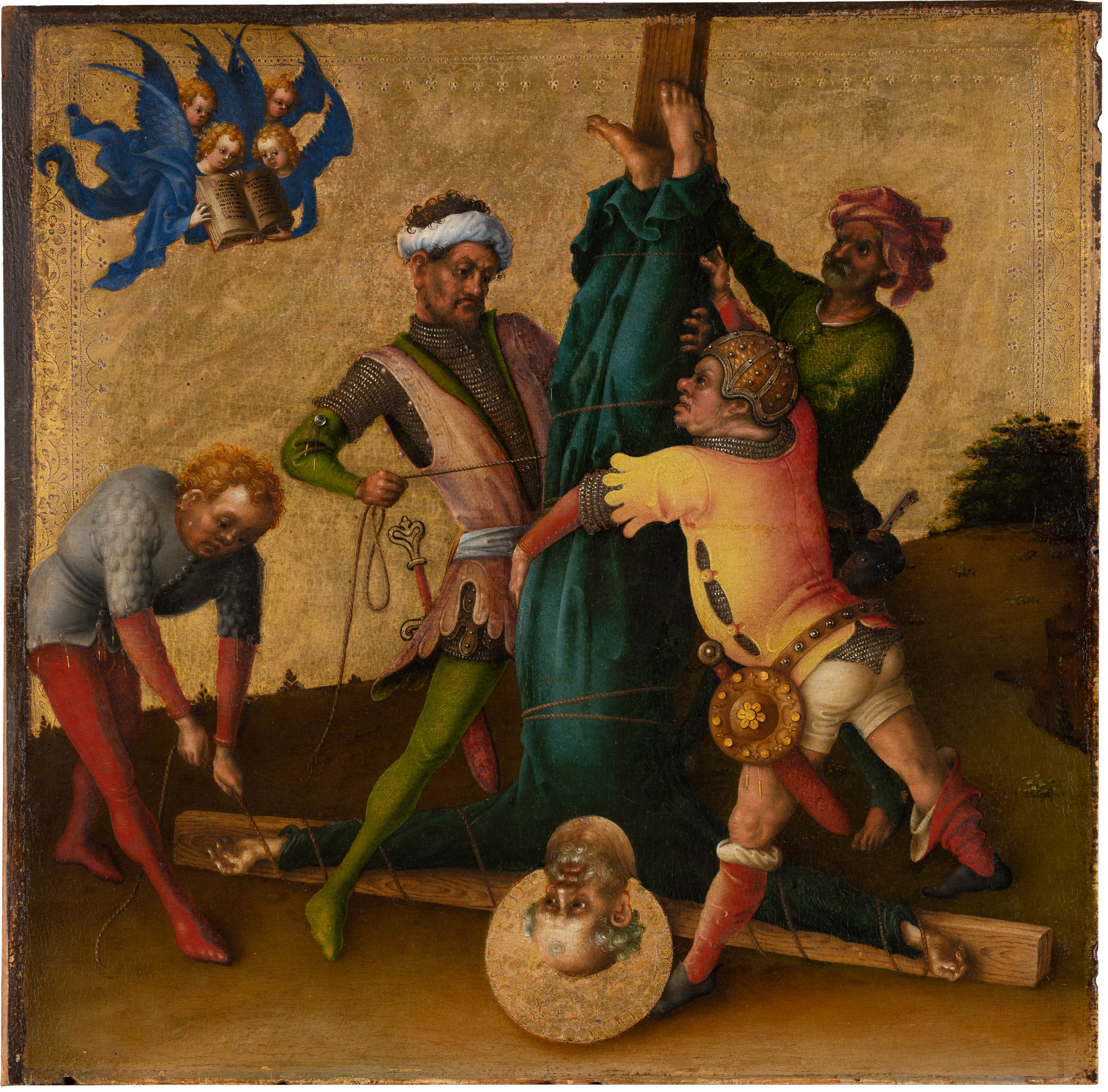Le martyre des apôtres: le martyre de saint Pierre - Stefan Lochner - Alpha Reproduction
