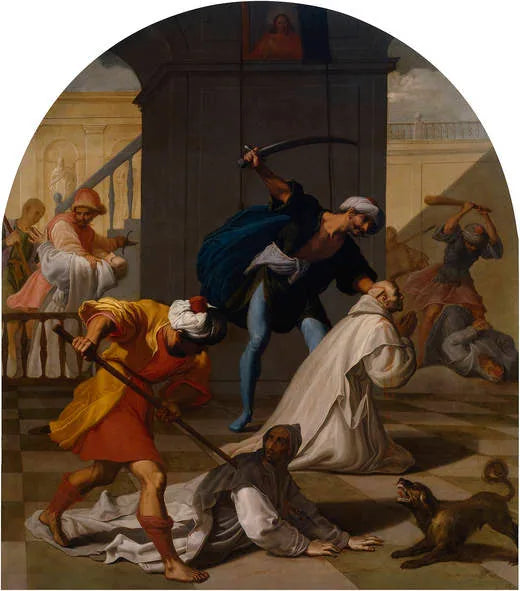 Le martyre des chartreux de Mauerbach - Vincenzo Carducci image 1 reproduction réalisée par Alpha Reproduction