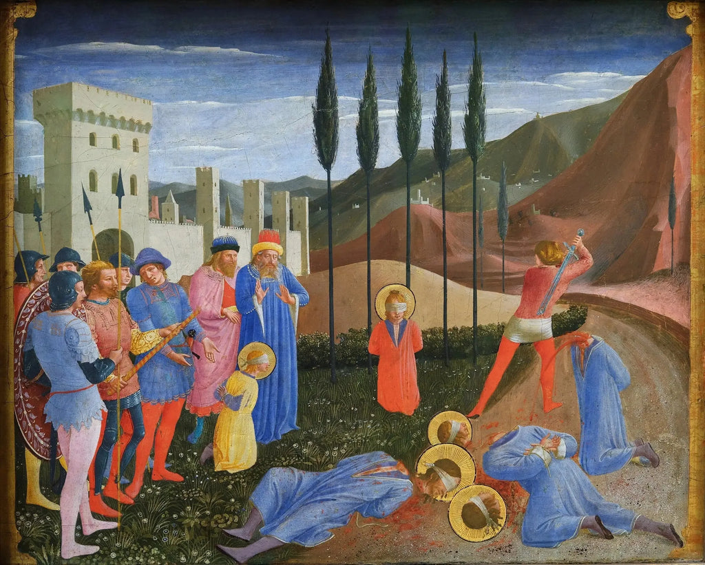 Le Martyre des saints Cosme et Damien - Fra Angelico image 1 reproduction artisanale de tableau
