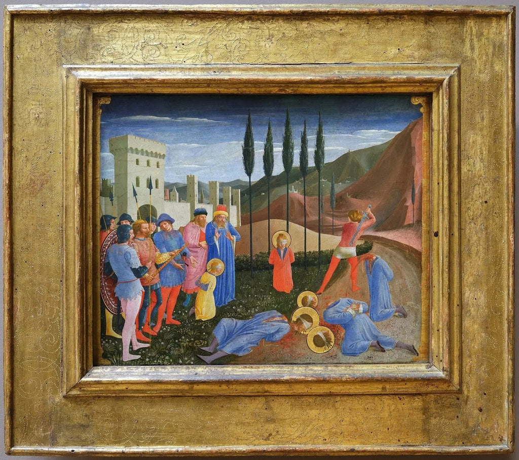 Le Martyre des saints Cosme et Damien - Fra Angelico image 2 copie peinte à la main à l’huile