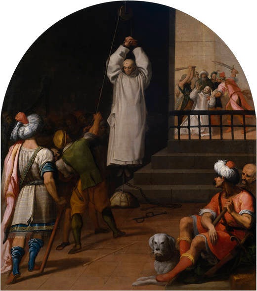 Le martyre du père Andrés, prieur de la chartreuse de Seiz - Vincenzo Carducci image 1 copie de tableau peinte à la main