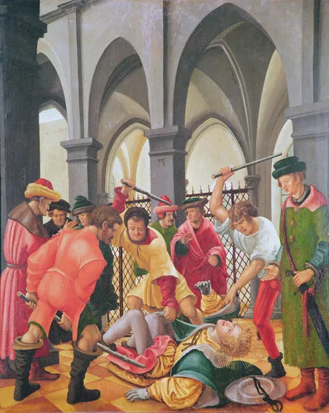 Le massacre de Saint Florian - Albrecht Altdorfer image 1 copie de tableau peinte à la main