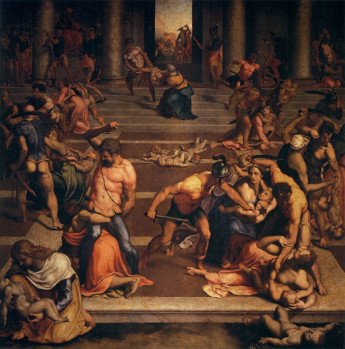 Le Massacre des Innocents - Daniele da Volterra image 1 reproduction de peinture à l’huile