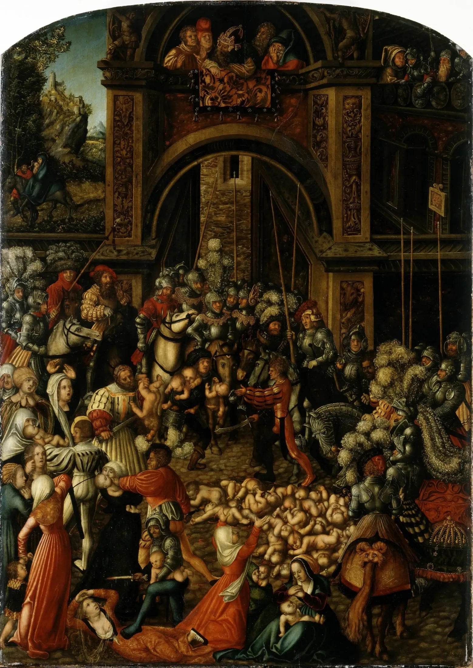 Le Massacre des Innocents - Lucas Cranach the Elder image 1 reproduction réalisée par Alpha Reproduction
