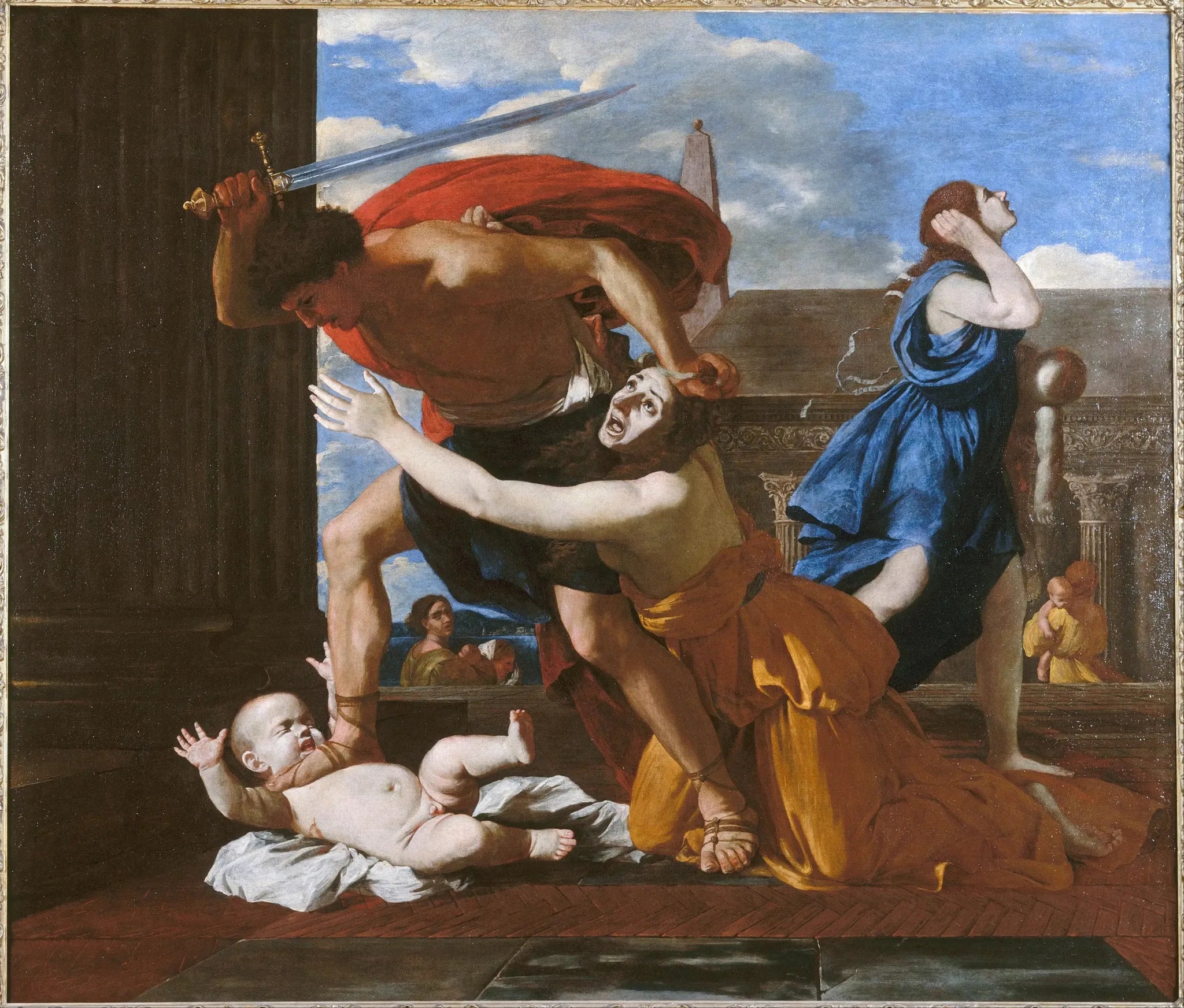 Le Massacre des Innocents - Nicolas Poussin image 1 reproduction de peinture à l’huile