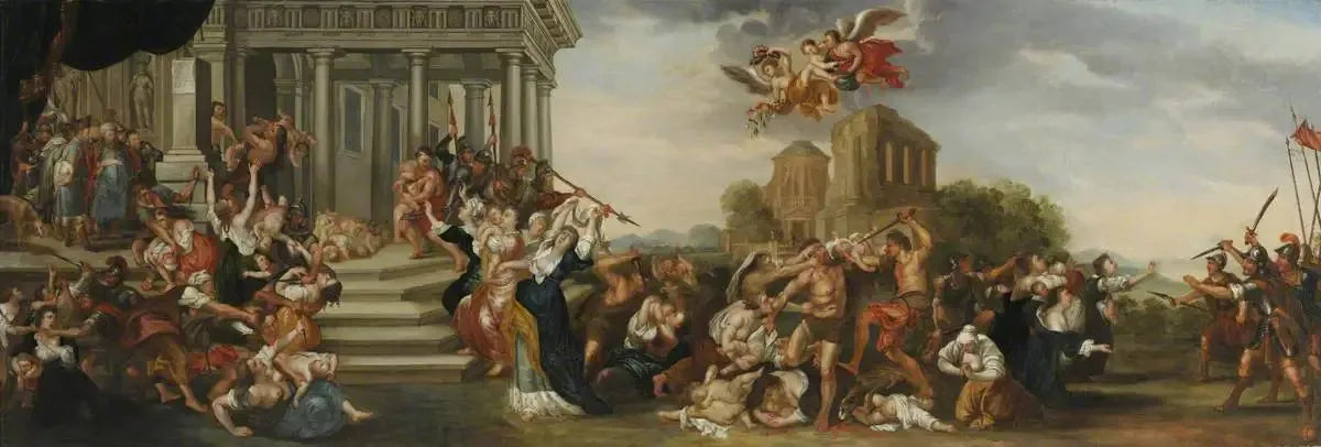 Le massacre des innocents - Peter Paul Rubens image 1 reproduction artisanale de tableau