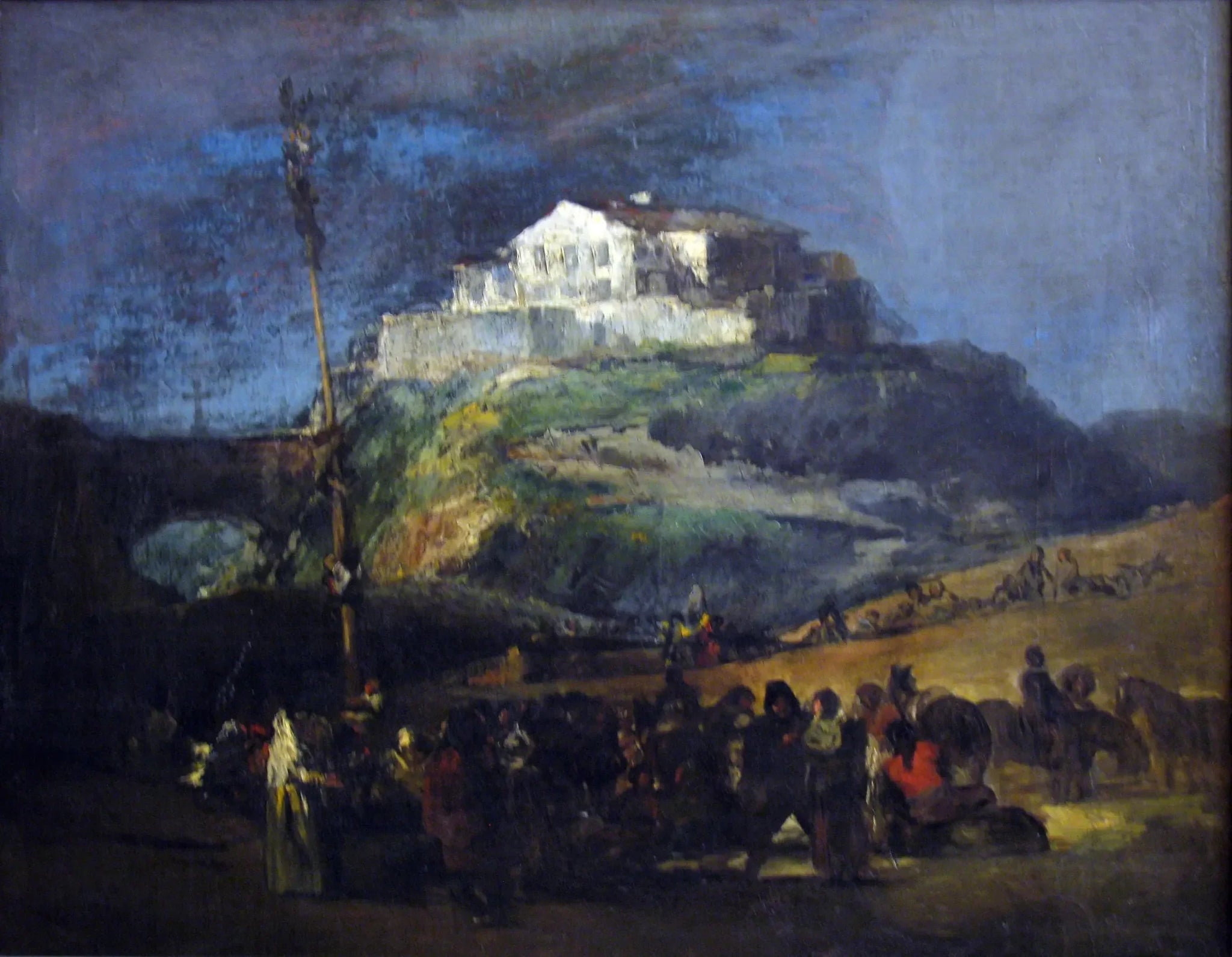 Le mât de mai - Francisco de Goya image 1 copie de tableau peinte à la main