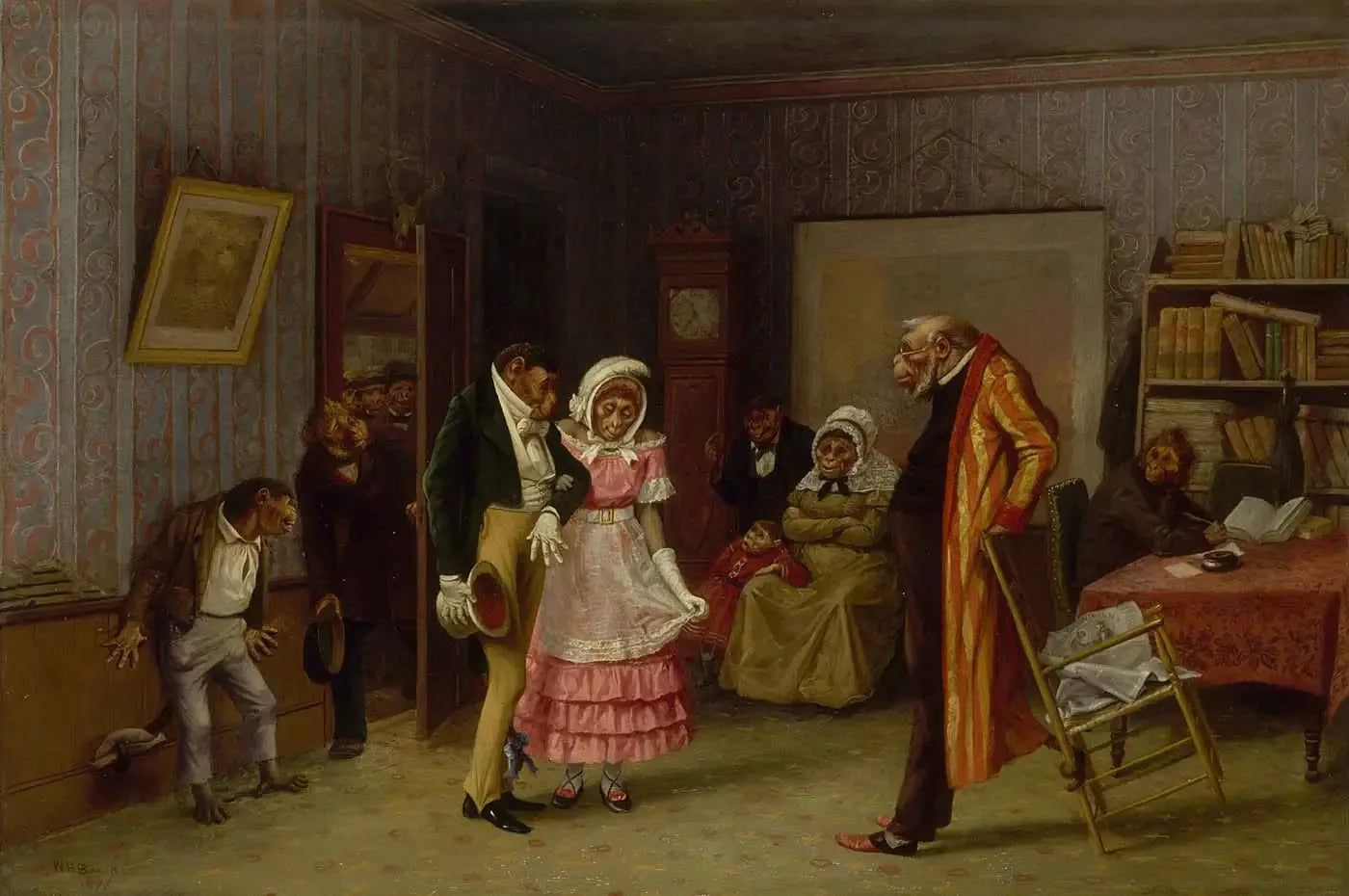 Le match en fuite - William Holbrook image 1 reproduction de peinture à l’huile