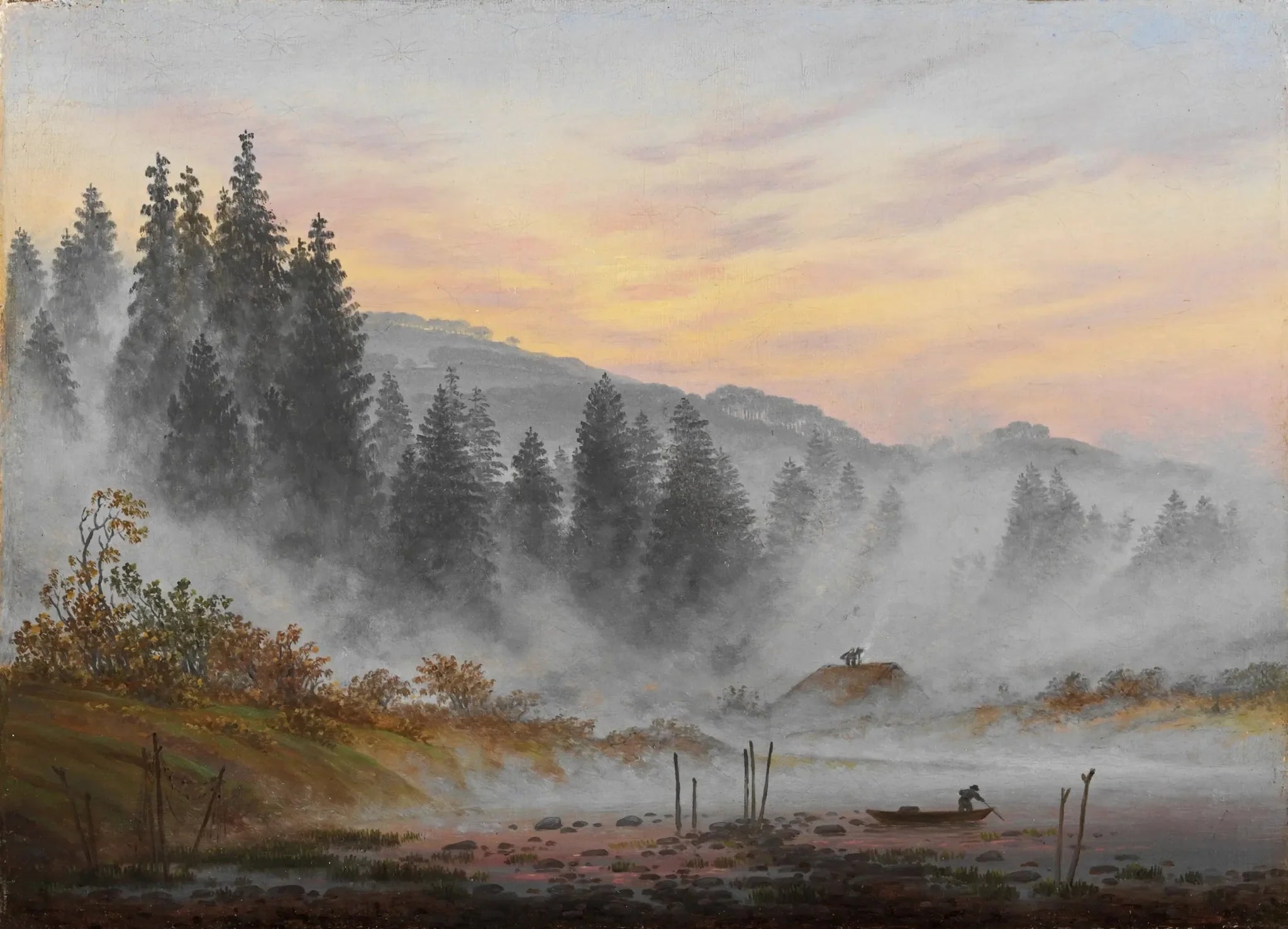 Le Matin - Caspar David Friedrich image 1 copie peinte à la main à l’huile