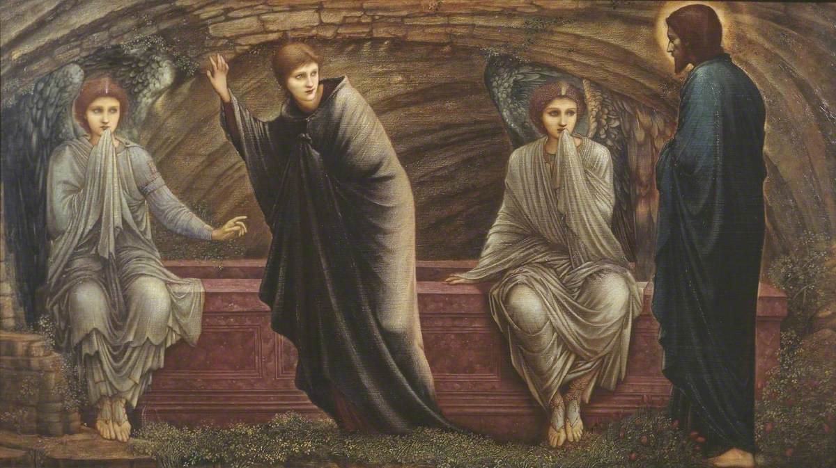 Le matin de la résurrection - Edward Burne-Jones image 1 reproduction réalisée par Alpha Reproduction
