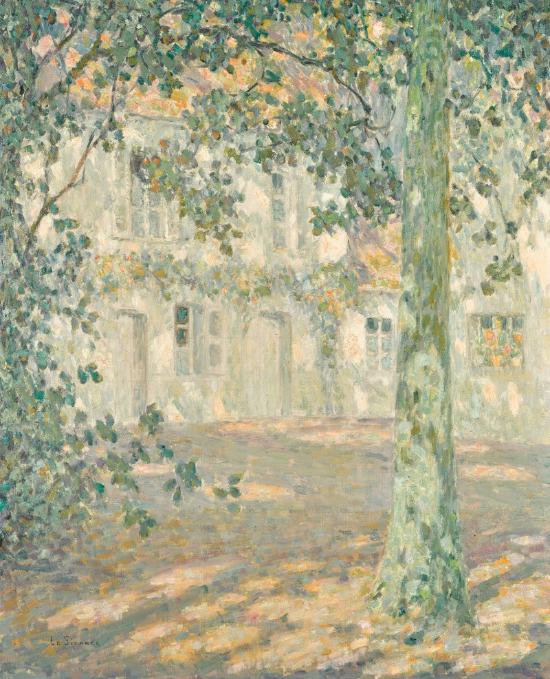 Le matin, Gerberoy - Henri Le Sidaner image 1 reproduction de peinture à l’huile