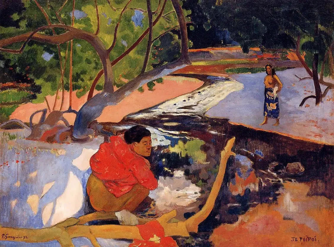 Le matin - Paul Gauguin image 1 reproduction de peinture à l’huile