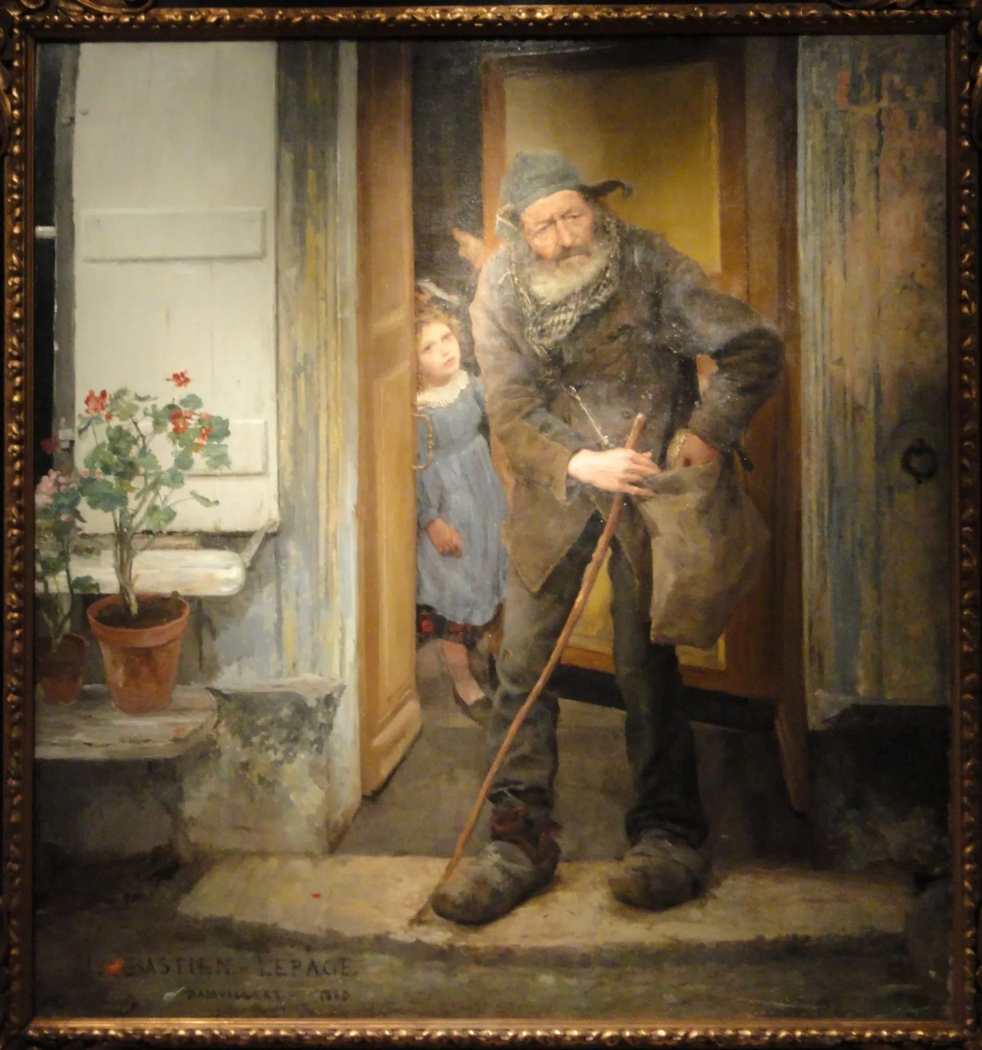Le Mendiant - Jules Bastien-Lepage image 1 reproduction de peinture à l’huile