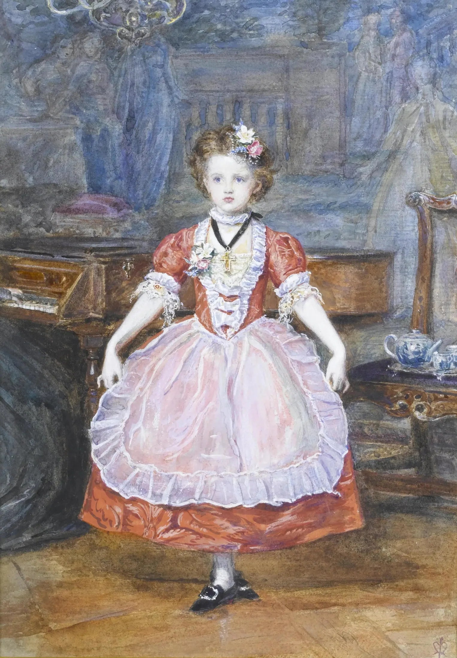 Le Menuet - John Everett Millais image 1 reproduction réalisée par Alpha Reproduction