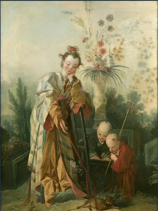 Le Mérite de tout pays - François Boucher image 1 reproduction artisanale de tableau