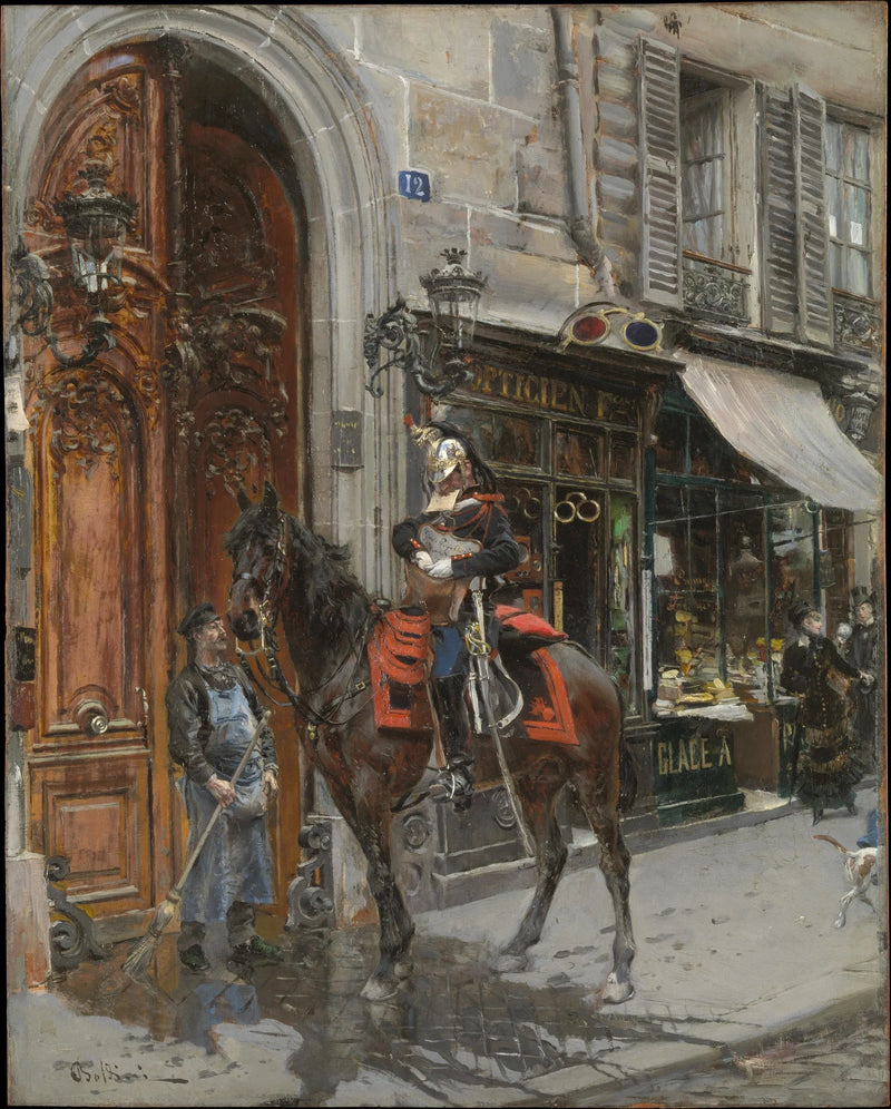 Le messager - Giovanni Boldini