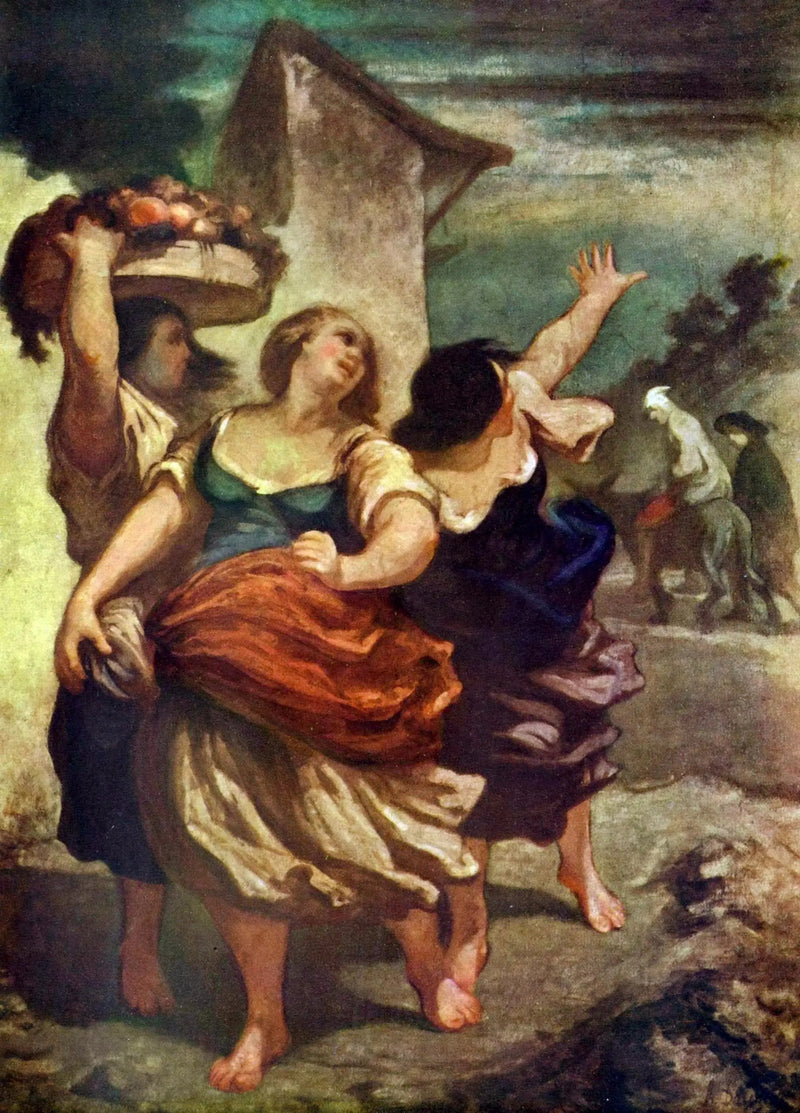Le meunier, son fils et l'âne - Honoré Daumier